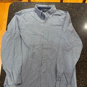 Nautica Men's Light Blue Casual Button-Down Shirt